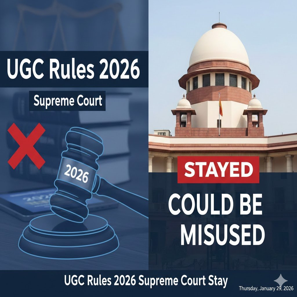 UGC Rules 2026 Supreme Court Stay