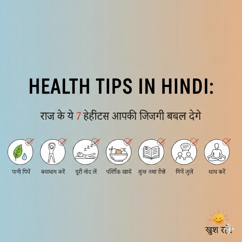 Health Tips in Hindi